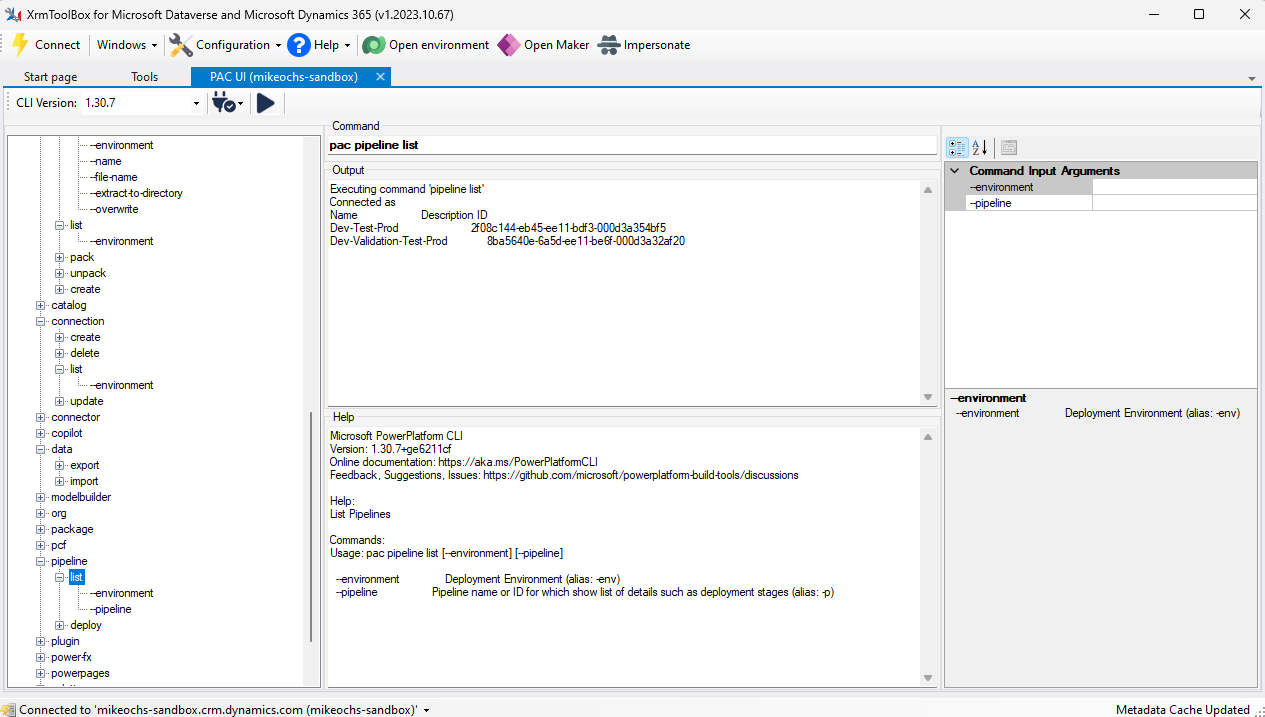 CLIx main interface screenshot